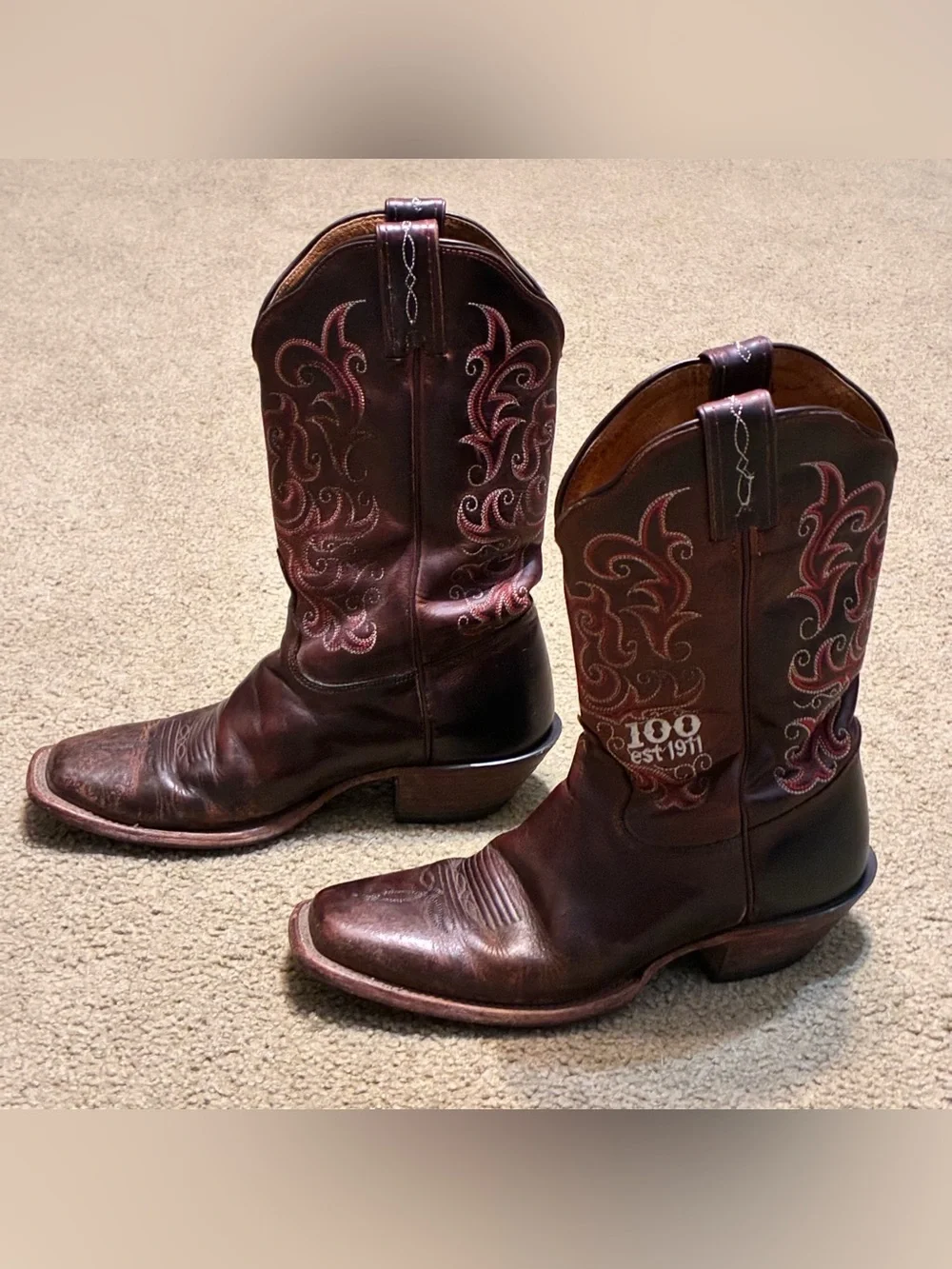 Tony Lama 100th Anniversary Centennial 1911-2011 Western Cowboy Boots Size 7B